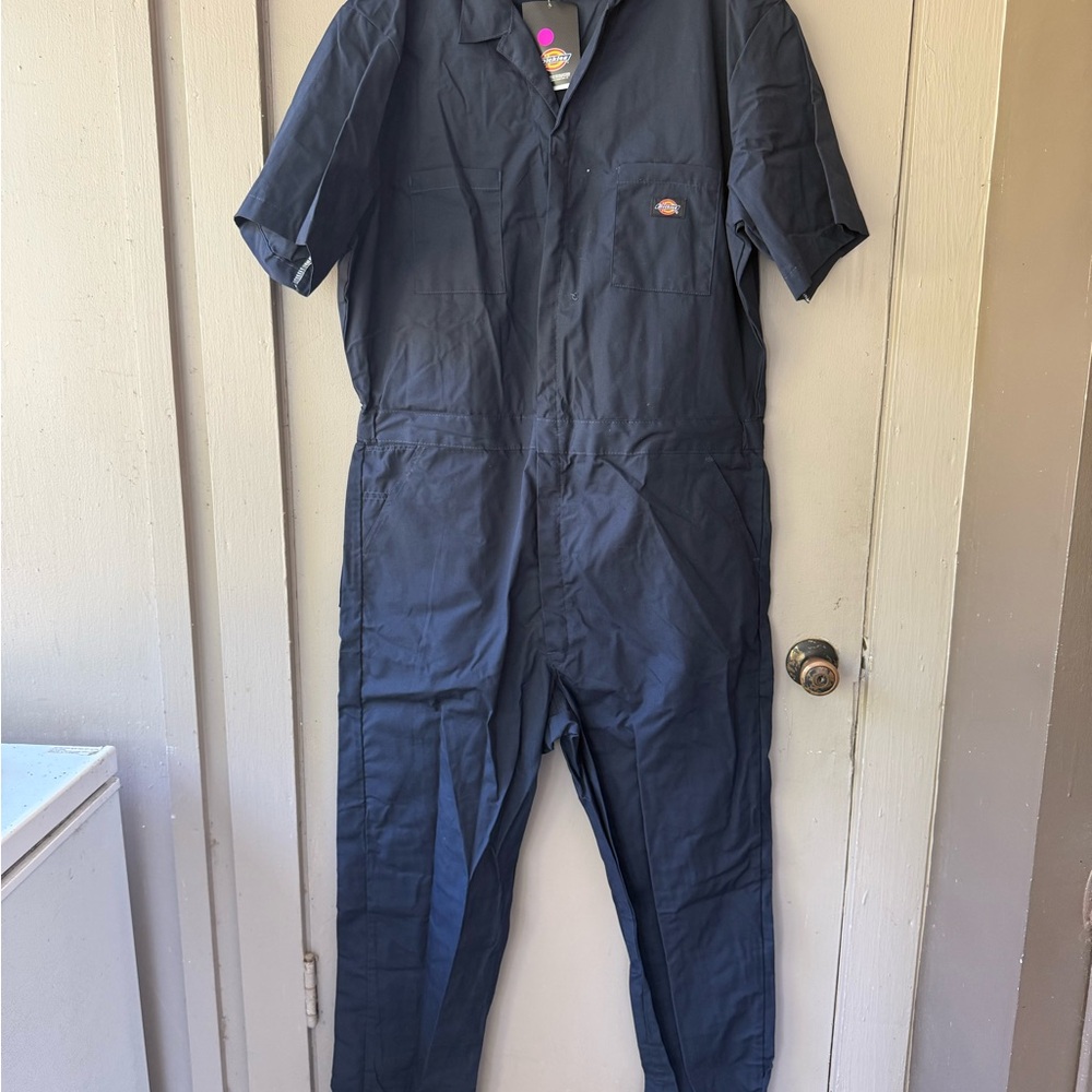 Dickies Navy Workwear Coveralls Jumpsuit